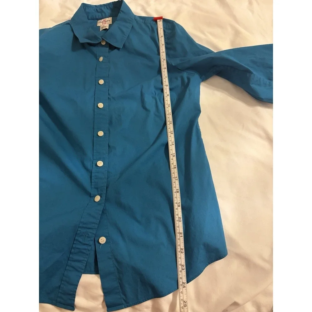 J. Crew Haberdashery Shirt Women's Size M Lightweight